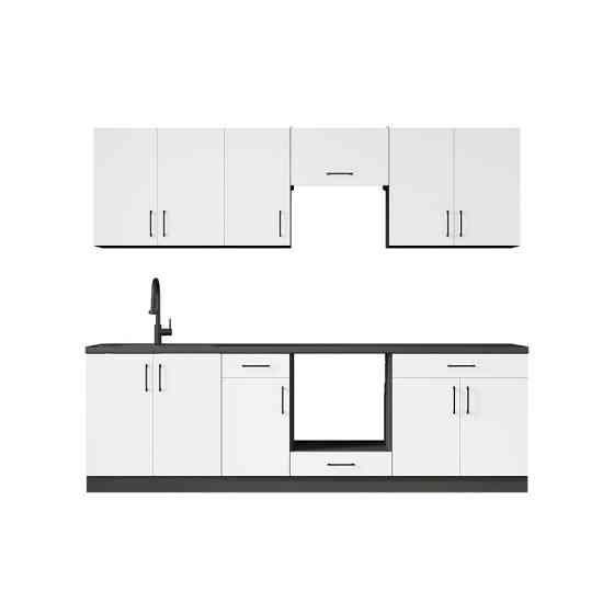 Кухня модульна Эверест Оптима набор №6 Белый 2,6 м (без столешницы) (DTM-5713) Львов