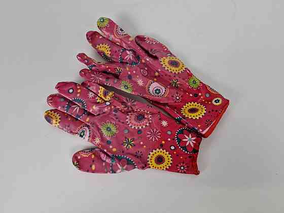 Господарські рукавички із силіконовим покриттям "ЦВЕТОК" (12 пар) Харків