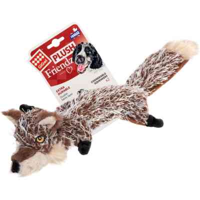 Іграшка для собак GiGwi Plush Вовк з пискавками 37 см (75325) Вінниця