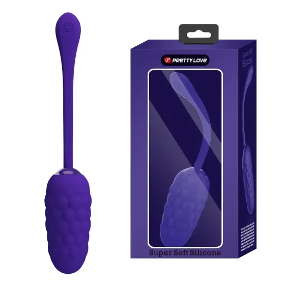 УЦІНКА - Віброяйце з рельєфним дизайном Pretty Love - MARINA EGG Purple, DIS-BI-014708-3 Sex Aura Київ