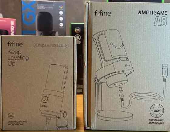 Мікрофон HyperX QuadCast S, Logitech Yeti GX, Rode NT-USB, Fifine, JBL. Харків