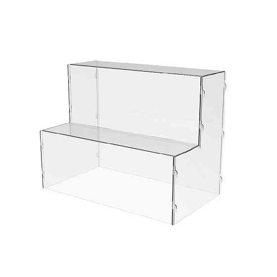 Товарна горка EKOSTAR на 2 сходи з акрилу 250x150x200 Київ
