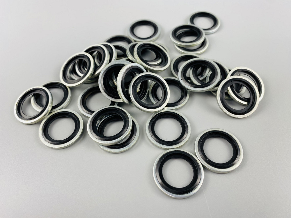 Шайба з гумовим кільцем NBR всередині 16 мм, для гідравліки, олії, води, повітря. Мукачево - фото 5