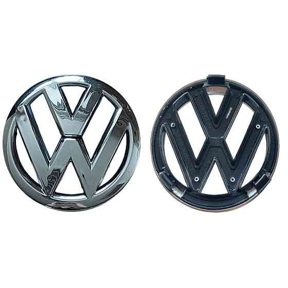 Емблема на решітку Volkswagen Polo 6R з 2010, 12,4см хром,пластик 1шт Киев