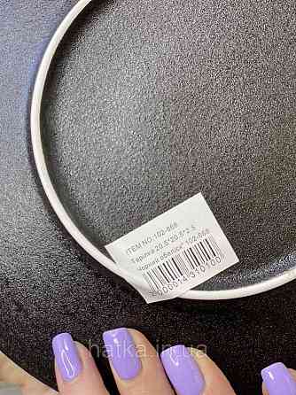 Тарілка "Чорний обеліск" 20,5*2,5 см кругла кераміка для дому та ресторанів Київ