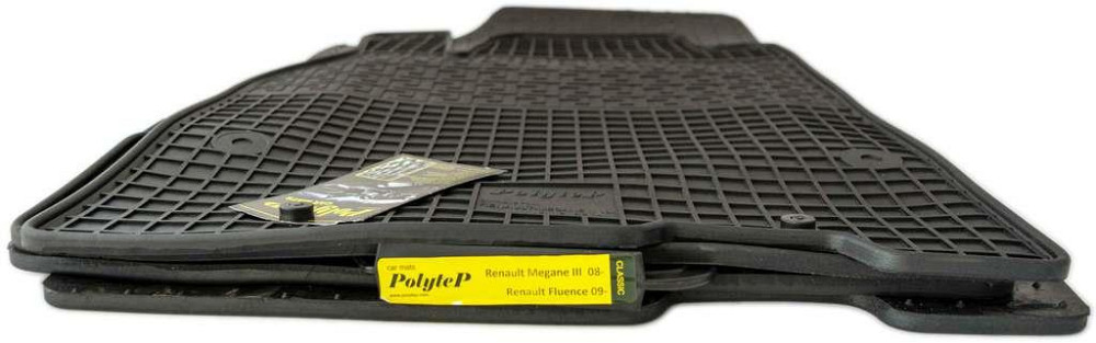 Резиновые коврики в салон Renault Megane 3 (2008-2015) / Fluence Polytep евроклетка 4 шт. Киев - изображение 1