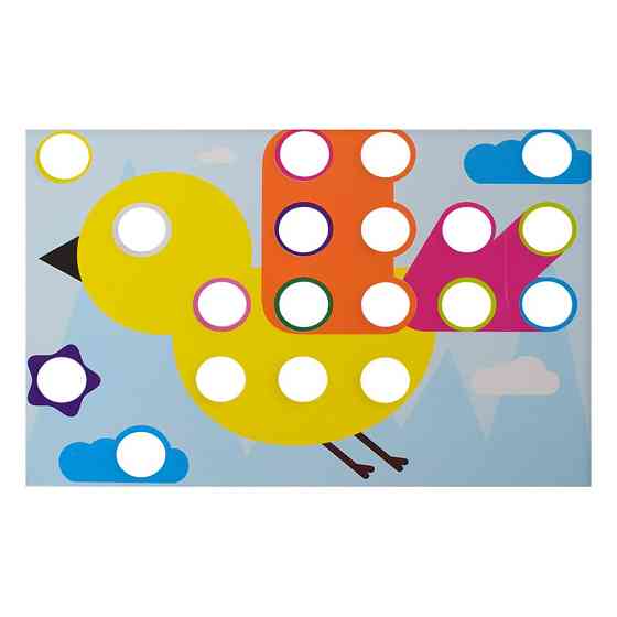 Дитяча мозаїка з великими деталями 669, 9 картинок Вінниця