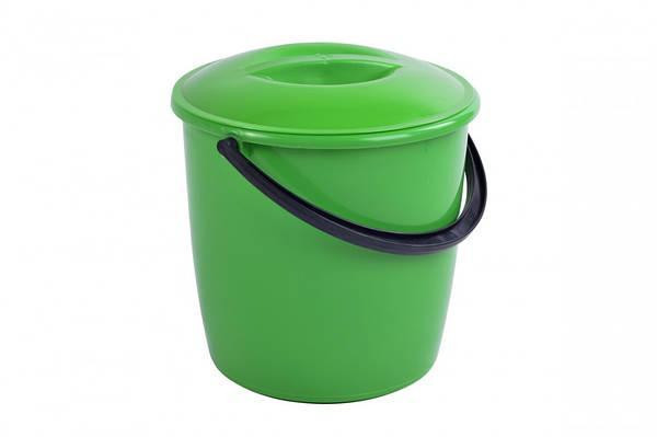Відро 8 л з кришкою (кольори в асортименті) Харків - фото 1