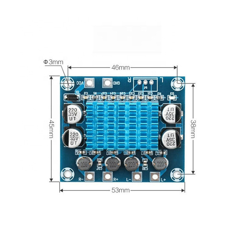 Стерео аудиоусилитель 2x30Вт для колонок Киев - изображение 5