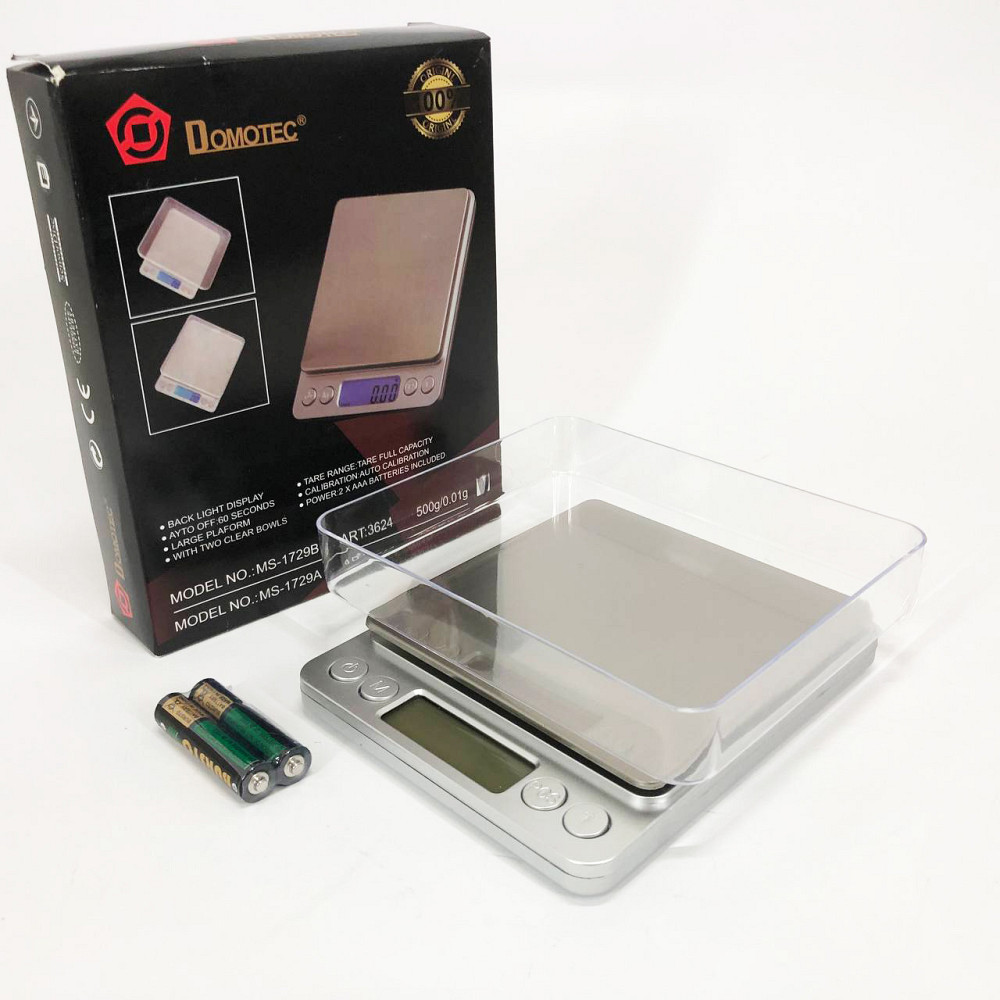 Весы миллиграммовые Domotec, Весы маленькие, Ювелирные весы с подсветкой Маленькие FO-28 Львов - изображение 1