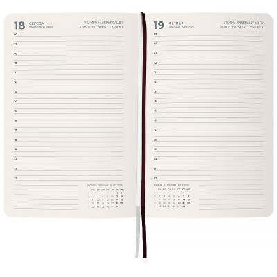 Еженедельник Axent датированный 2026 Partner City Soft, 145х210, коричневый (8821-26-05-A) Винница - изображение 3