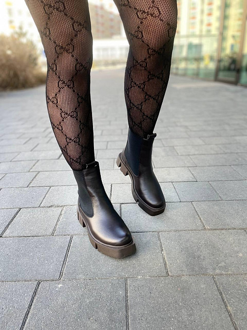 BIZONI Черевики жіночі BIZONI 215/1 коричневі (зима, шкіра натуральна) (5635) 39 Коломия - фото 7