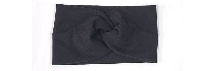 Пов'язка чалма жіноча чорна Київ - фото 1