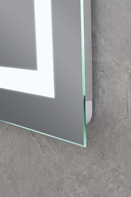 Дзеркало Mixxus HARD MR06-60x80-CASE з Led Touch, Anti-fog, димером, регулятором яскравості, годинником (MI7157) Київ - фото 6