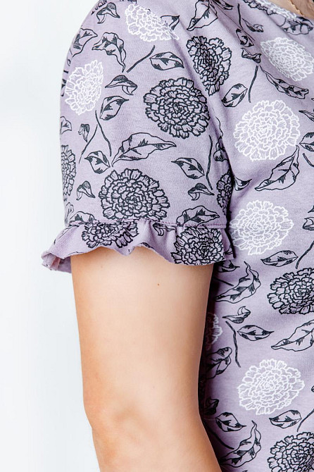 Домашний женский комплект, пижама, сиреневый, 100%хлопок Крохатушка одяг Киев - изображение 2