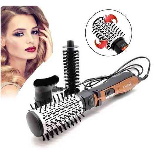 Фен расческа для сушки волос Gemei Gm-4828, Фен дорожный для укладки укладки прически OX-89 Львов