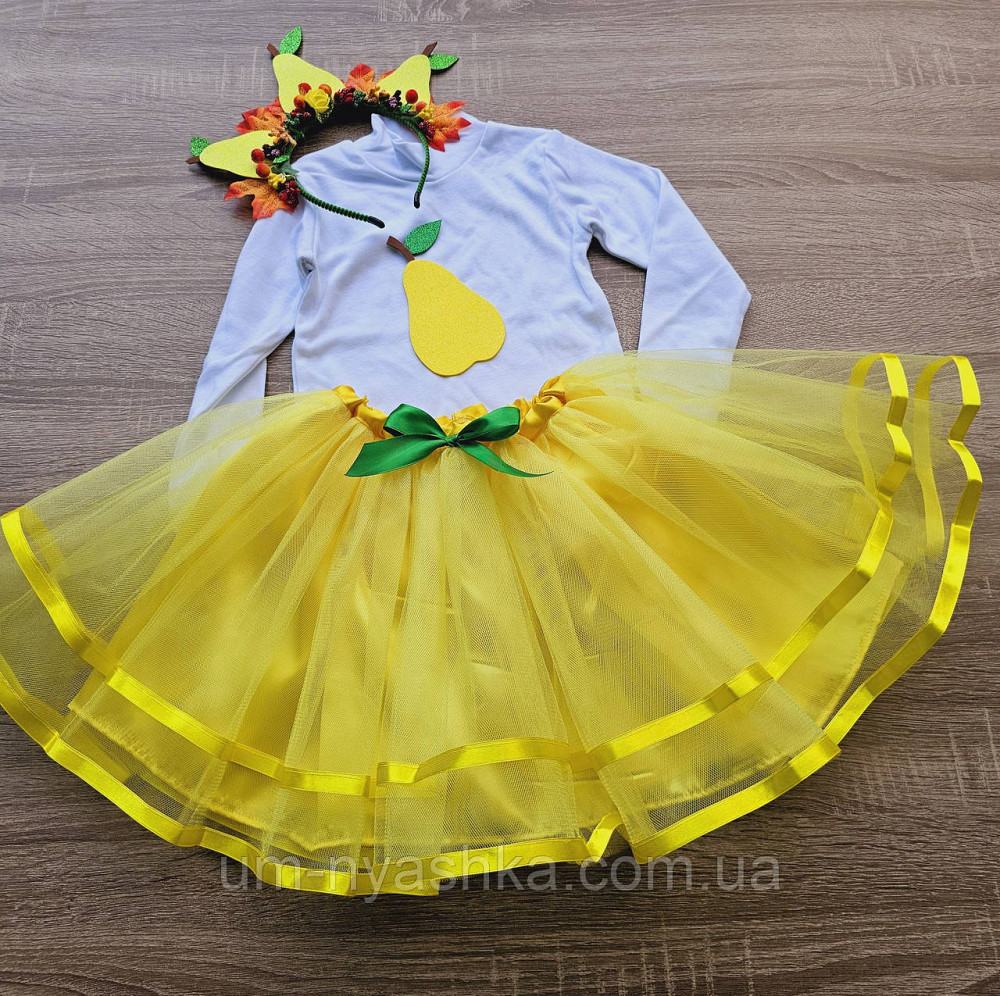 Костюм Грушка юбочка + нашивка + ободок Груша Кривой Рог - изображение 5