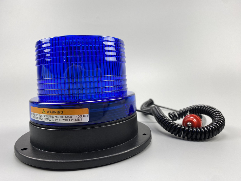 Миготливий маяк світлодіодний попереджувальний сигнал стробоскоп, що миготить, миготливе сигнальне світло синій Мукачево - фото 9