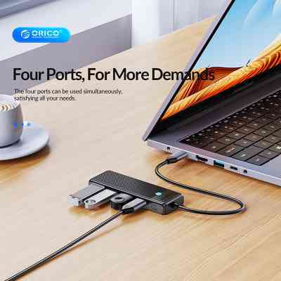Концентратор Orico USB-C to 2xUSB-C + 2xUSB3.0 (CA914210) Винница
