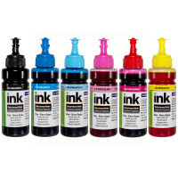 Чорнило ColorWay Epson SP R270/290 RX500 TX650 100мл*6 BK/С/M/LС/LM/Y (CW-EW650SET01) Киев - изображение 1