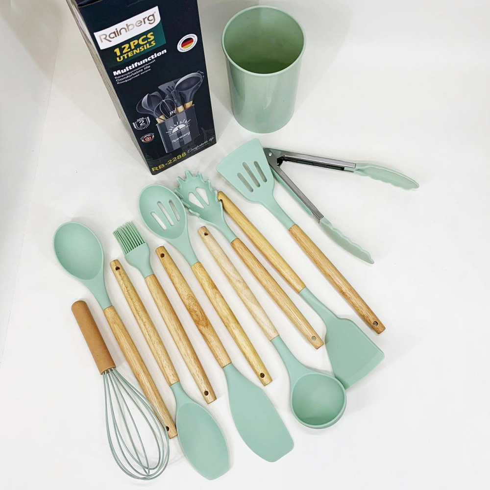 Кухонний набір силіконовий для готування, Приналежності для кухаря, Набір кухонного інвентарю YO-10 Івано-Франківськ - фото 1