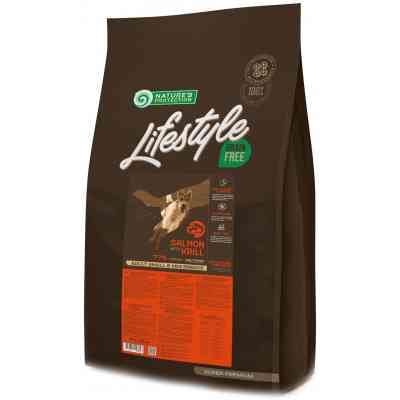 Сухой корм для собак Nature's Protection Lifestyle Grain Free Salmon with krill Adult Small and Mini (NPLS45681) Винница