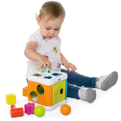 Розвиваюча іграшка Chicco сортер 2 в 1 Куб (09686.10) Вінниця - фото 3