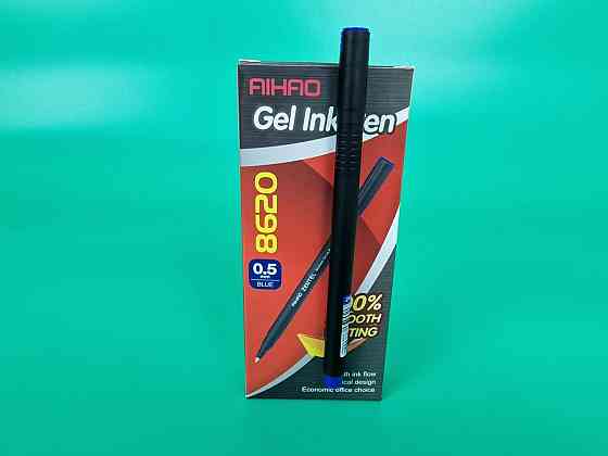Гелева ручка синя тм Аihao AH-8620 (5 шт) Харків