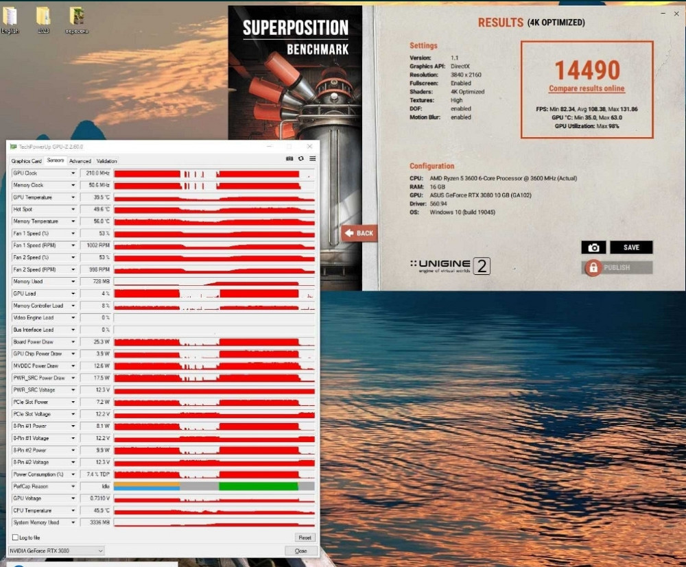 Відеокарта ASUS TUF OC RTX 3080 Київ - фото 2