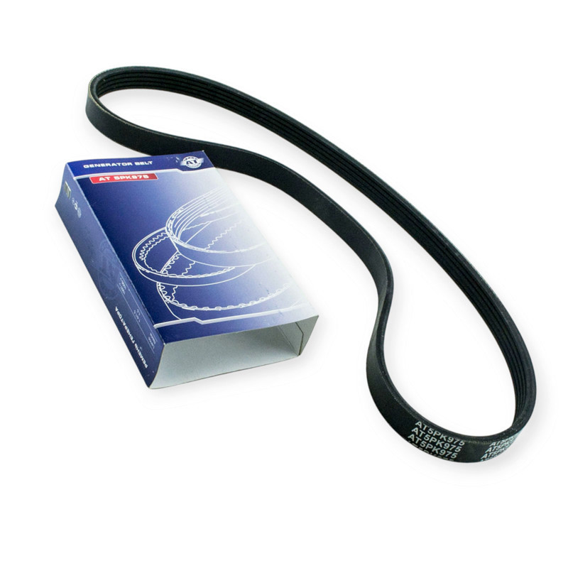 Ремень ручейковый Ланос (1,4;1,5) 5PК975 c ГУР (AT) генератора Мукачево - изображение 1