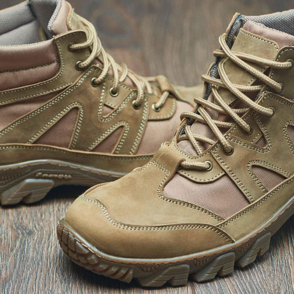 Тактичні шкіряні черевики з кордурою, міцні, прошиті. ЗСУ Койот 45 (30) Харків - фото 6