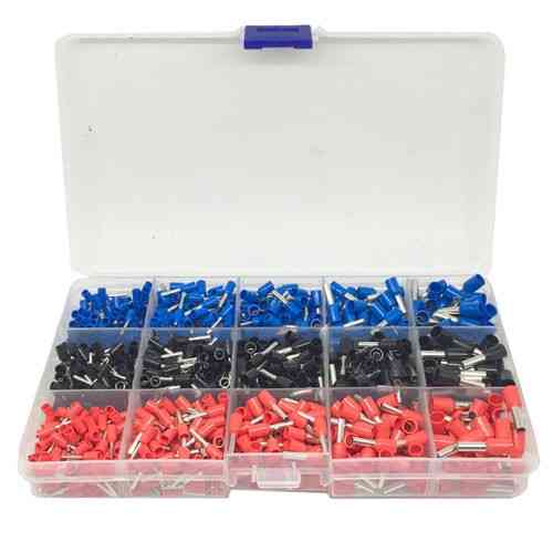 Набір клем 1065 шт, ізольовані кабельні штифтові наконечники для проводів з асортиментом Київ