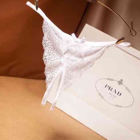 Трусики з розрізом білі - розмір універсальний, резинка до 88см Київ