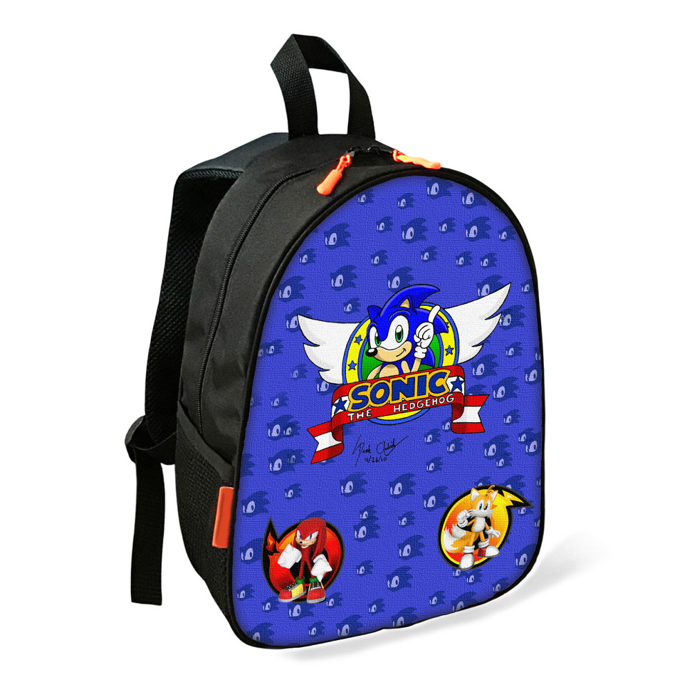 Рюкзак дитячий Супер Сонік шкільний/міський 34х27х13 см для хлопчика (02579) Київ - фото 1