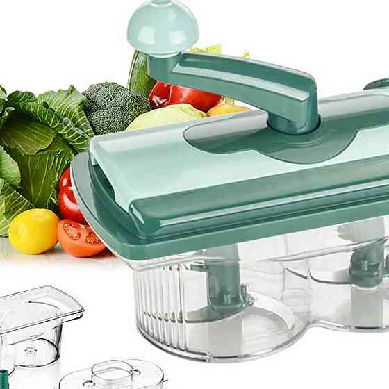 Різальниця для овочів Nicer Dicer Twist, Овочерізка для дачі, Ручний MB-974 подрібнювач продуктів Київ