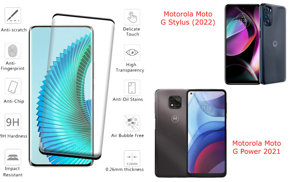 Защитное стекло HyperGlass Pro для Motorola Moto G Stylus (2022), G Power 2021 – максимальная чувствительность Киев - изображение 2