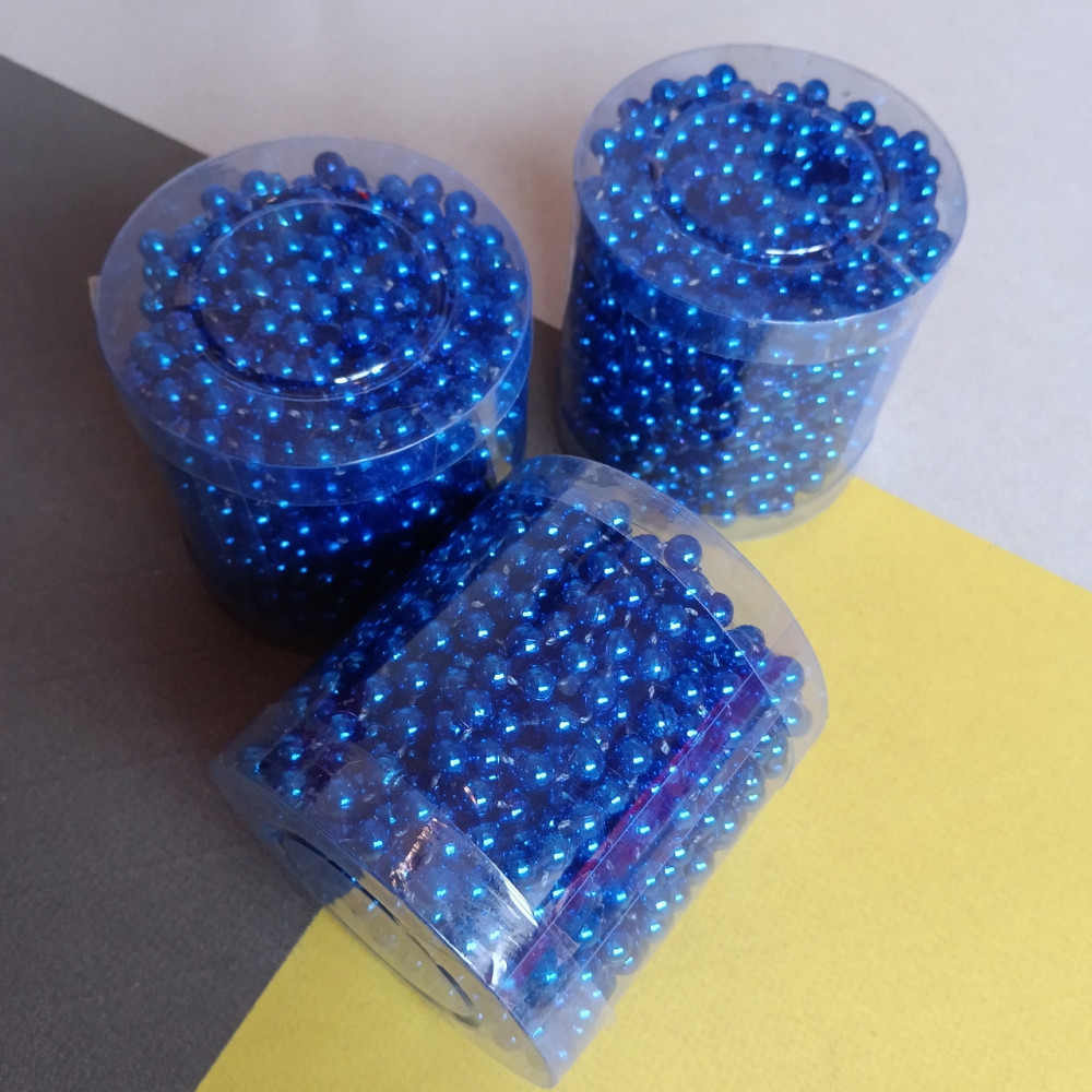 Ожерелье на елку, 10 м (синие) Киев - изображение 1