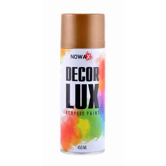 Фарба акрилова Nowax Spray Золотий металік 450мл (NX48043) Львів