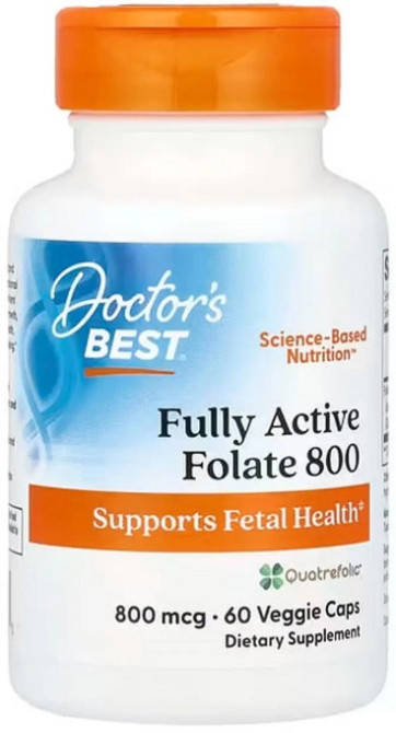Фолат Doctor's Best Active Folate 800 мкг 60 капс Київ - фото 1