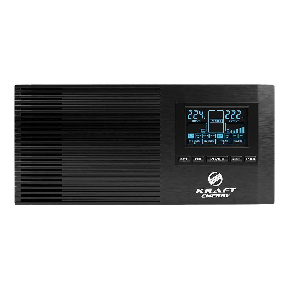 Інвертор Kraft KRF-AVR600VA/500W-12V з правильною синусоїдою під зовнішній акумулятор (42-00094) Киев - изображение 19