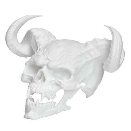 Защитный колпачок на фаркоп с белым черепом и рогами Харьков