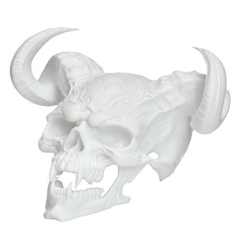 Защитный колпачок на фаркоп с белым черепом и рогами Харьков - изображение 2