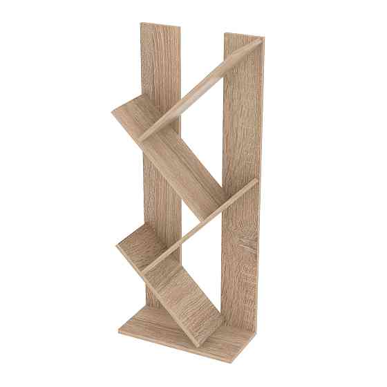 Полка для книг ПК-1, Дуб Сонома, 440/216/1070 Львов