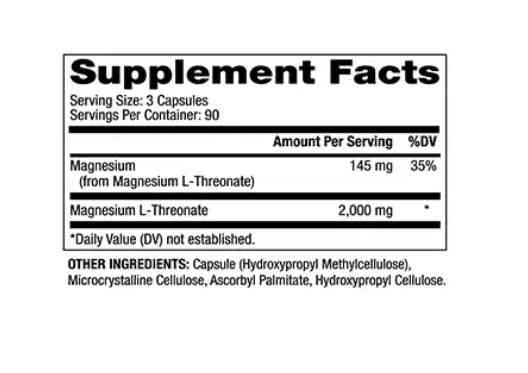 Магній Л-треонат (Magnesium L-Threonate) 715 мг 270 капсул Київ