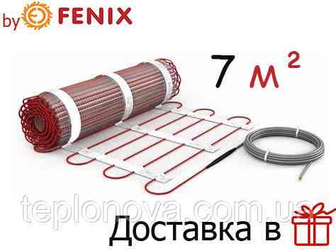 Нагревательный мат 7 м² Fenix In-therm Comfort Теплый пол под плитку электрический Черновцы