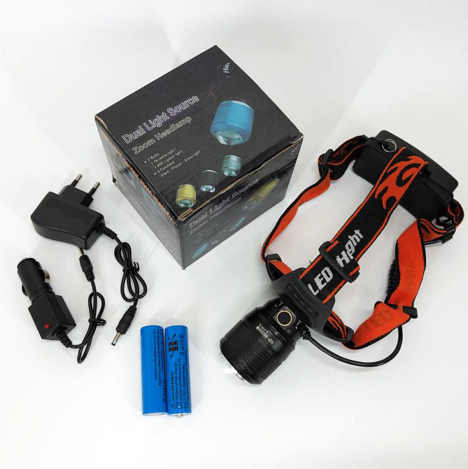 Налобний ліхтар для точних робіт POLICE BL-2199-T6, Тактичний ліхтар на голову Led на голову TG-84 Львів - фото 6