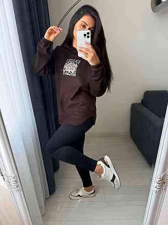 Жіночий теплий костюм-двійка: кофта та лосини двосторонній Polar Фліс + дайвінг на флісі Шоколад, 50/52 Одеса