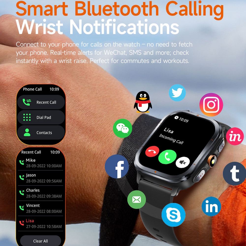 Годинник розумний наручний Smart Bavaro Nano Nylon (2 ремінці) Вінниця - фото 14