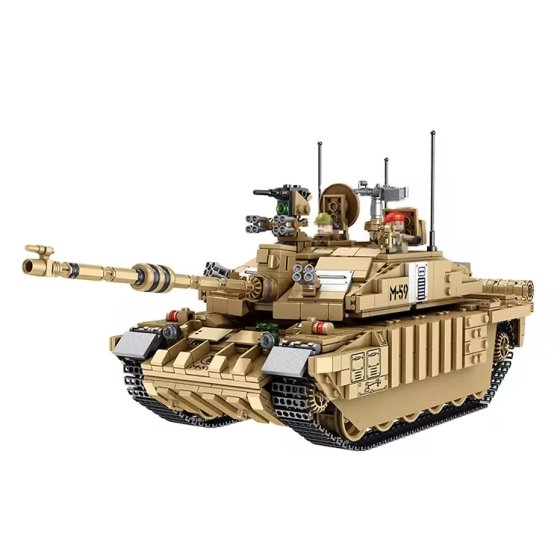 Конструктор детский. Танк военный Challenger II игровой на 1687 детали Каменец-Подольский