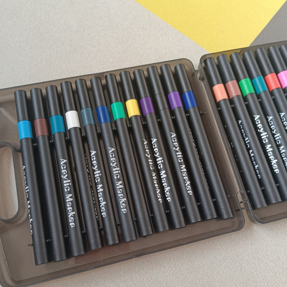 Акриловые Маркеры 24шт для разных типов поверхности Киев - изображение 4